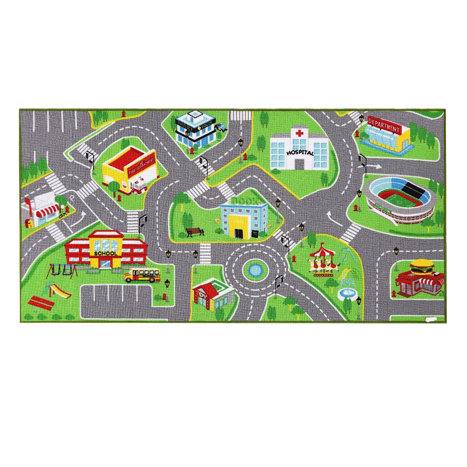 Boom City C002 Kids Car Rug