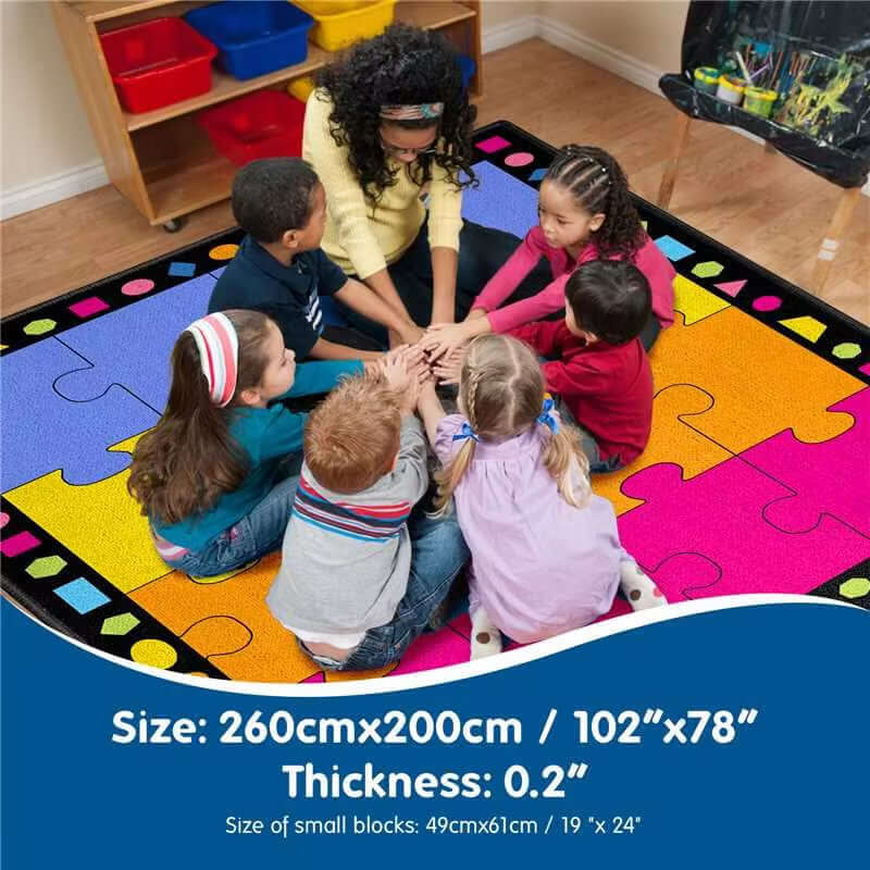 Boom Puzzle P013 Colorful Classroom Rug