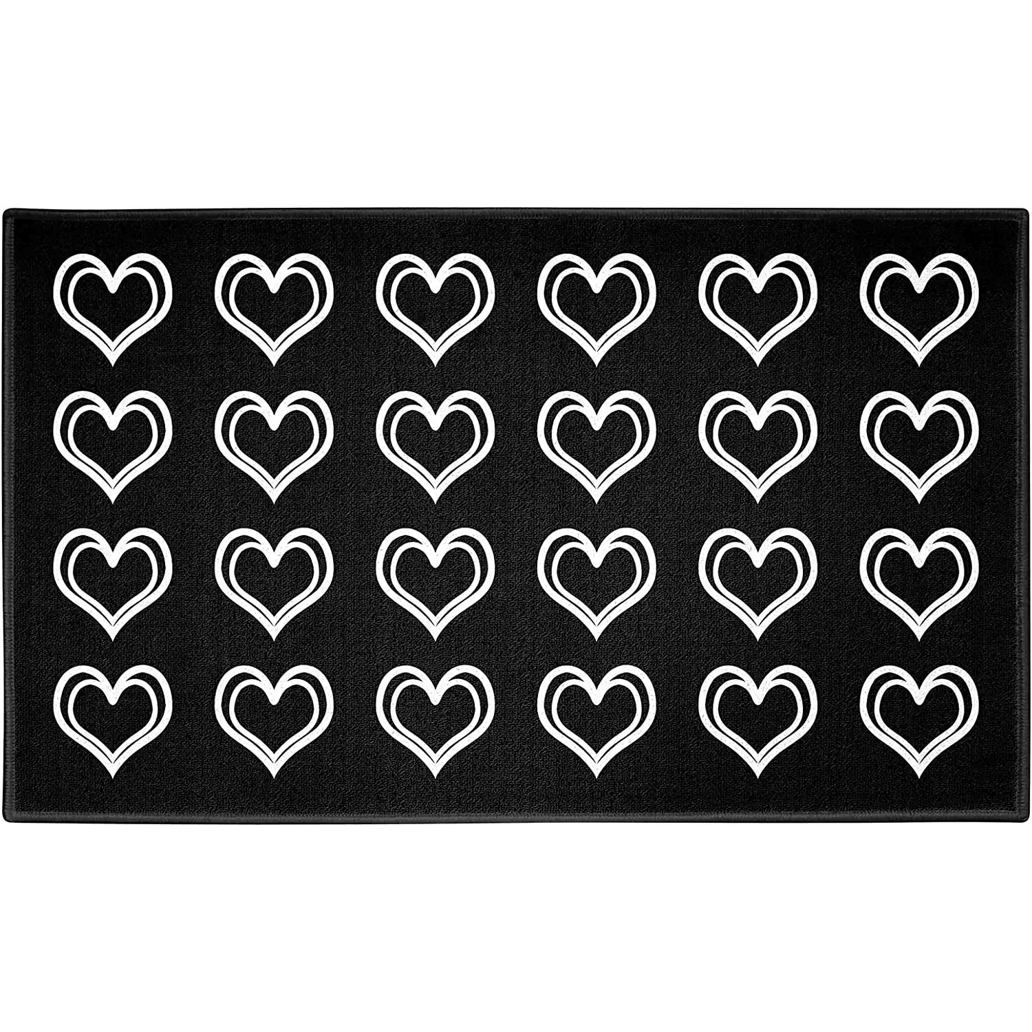 13'x7'5"-8'5"x6'5" Large Heart Classroom Carpet - BooooomJackson -Kids Rugs Carpet