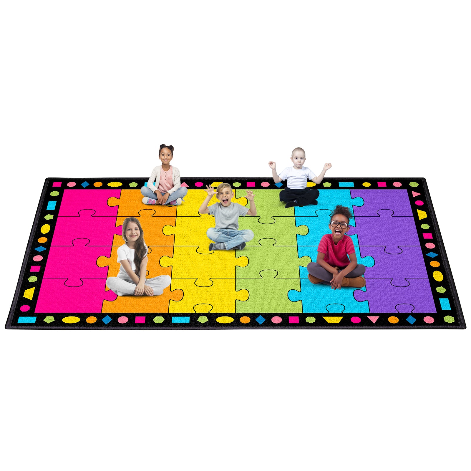 Boom Puzzle P011 Colorful Classroom Rug