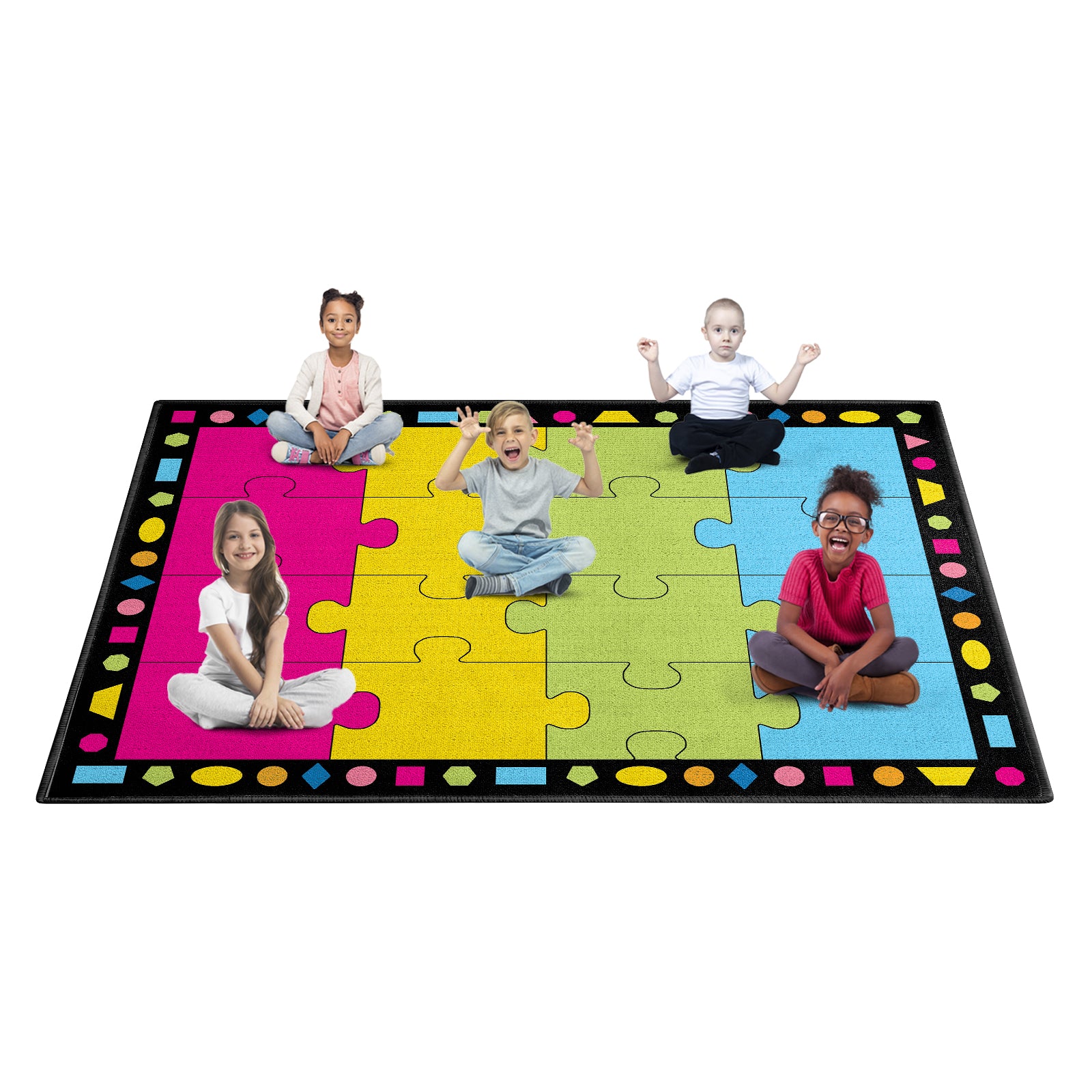 Boom Puzzle P011 Colorful Classroom Rug