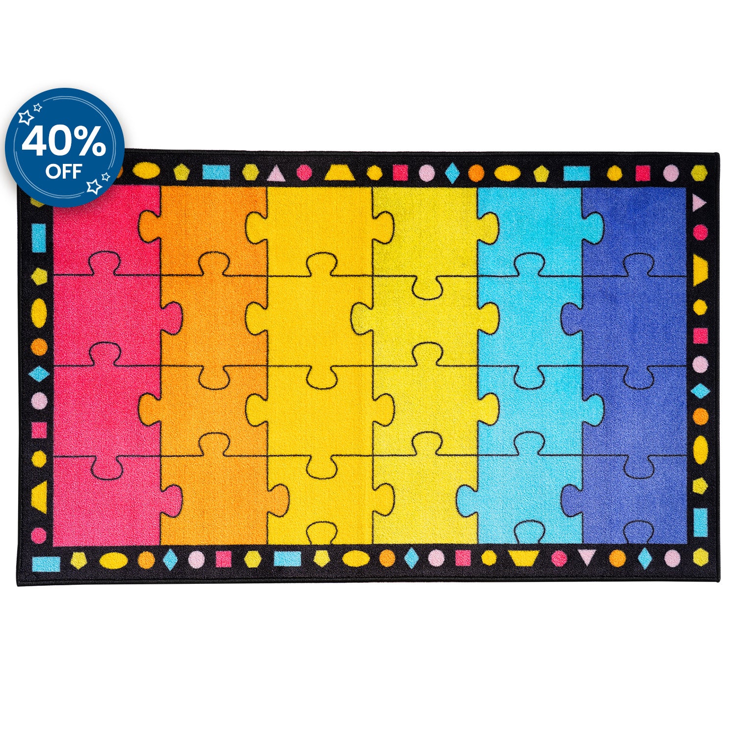 Boom Puzzle P009 Colorful Classroom Rug