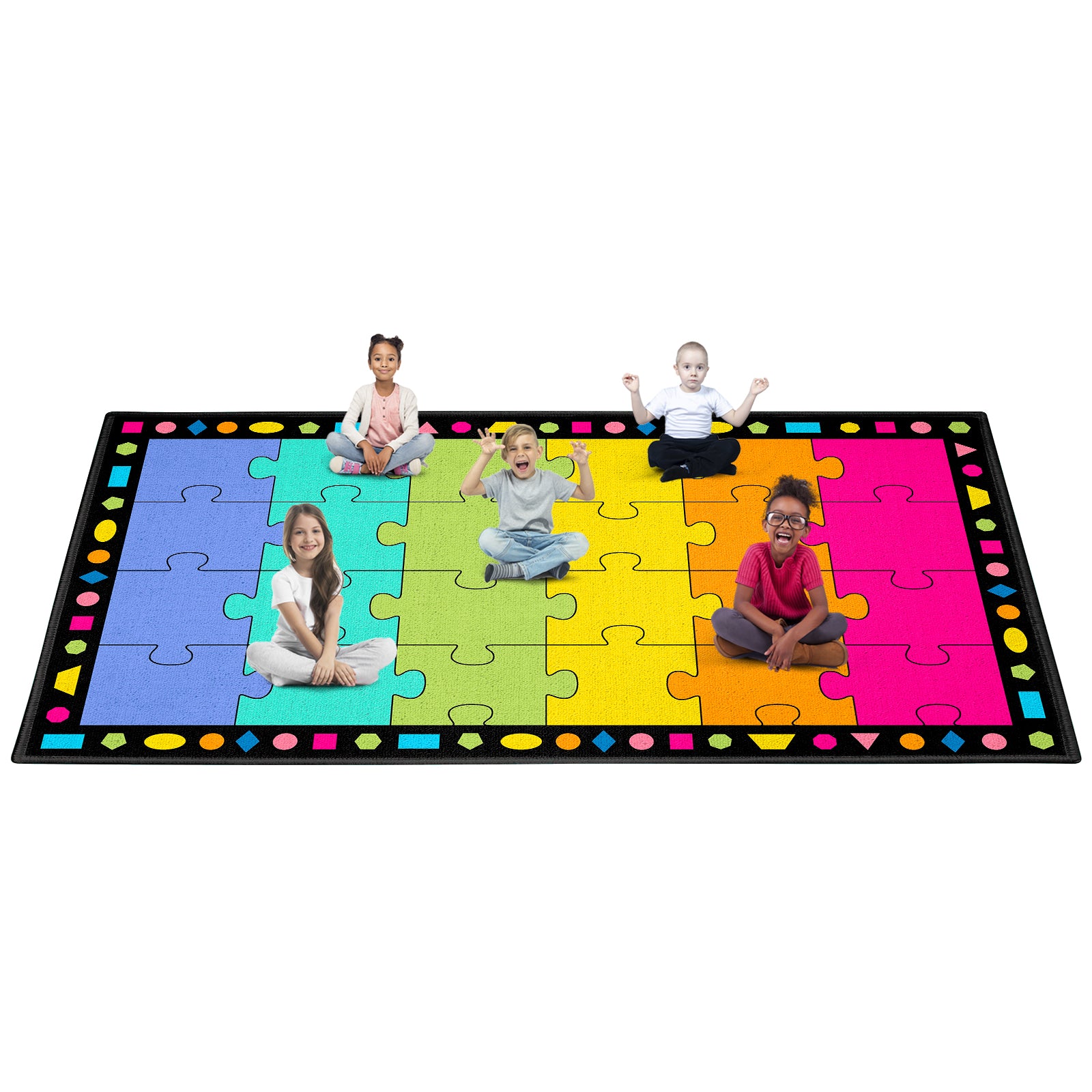 Boom Puzzle P013 Colorful Classroom Rug