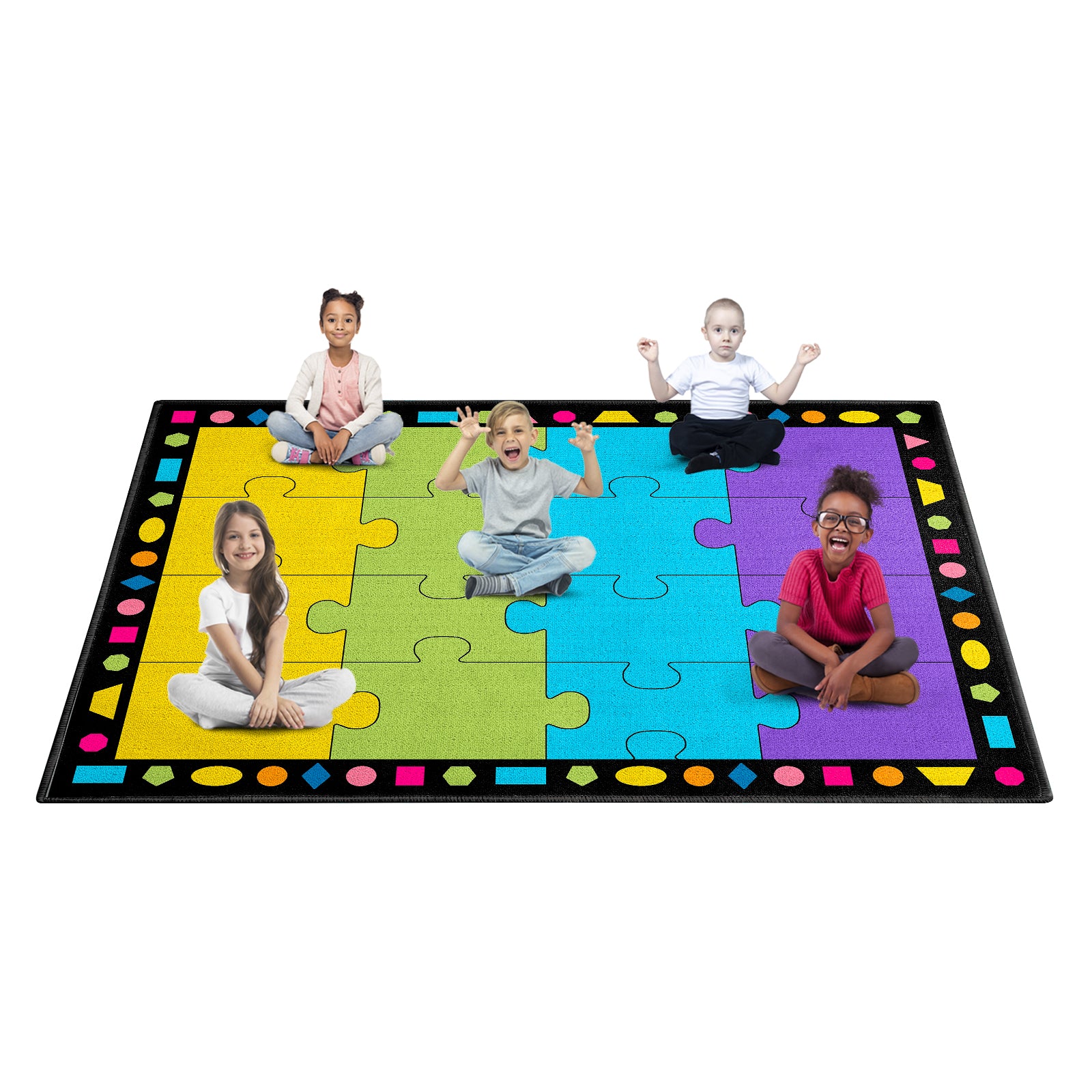 Boom Puzzle P014 Colorful Classroom Rug