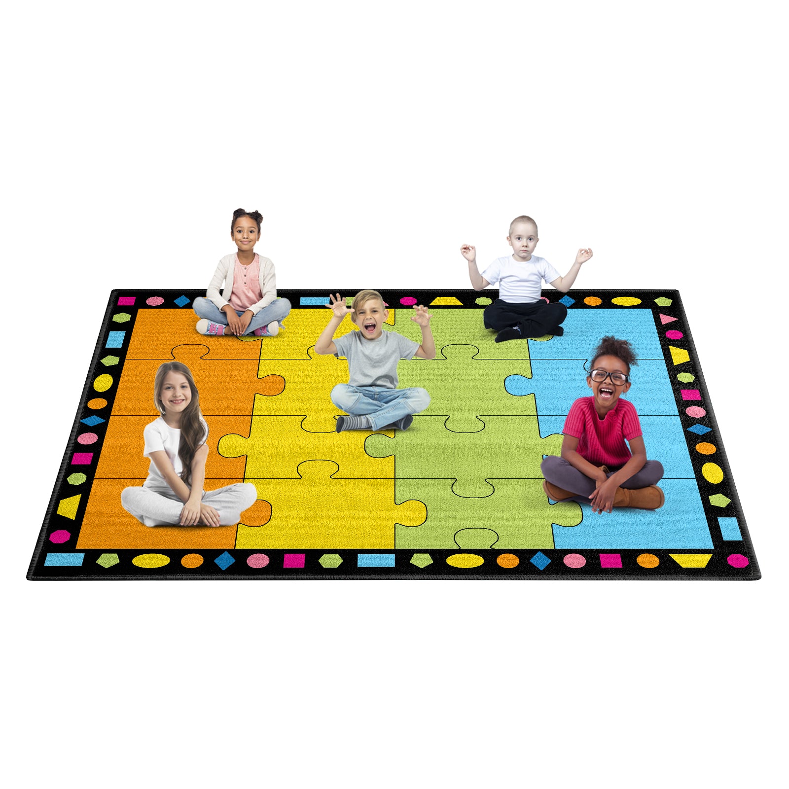 Boom Puzzle P018 Colorful Classroom Rug