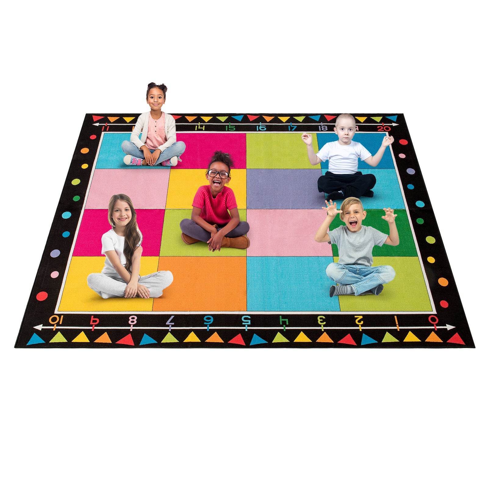 Boom Puzzle P002 Colorful Classroom Rug