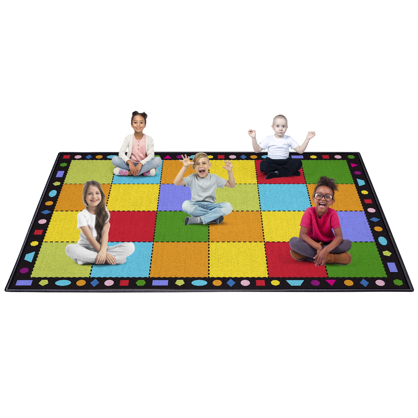 Boom Puzzle P001 Classroom Seating Rug