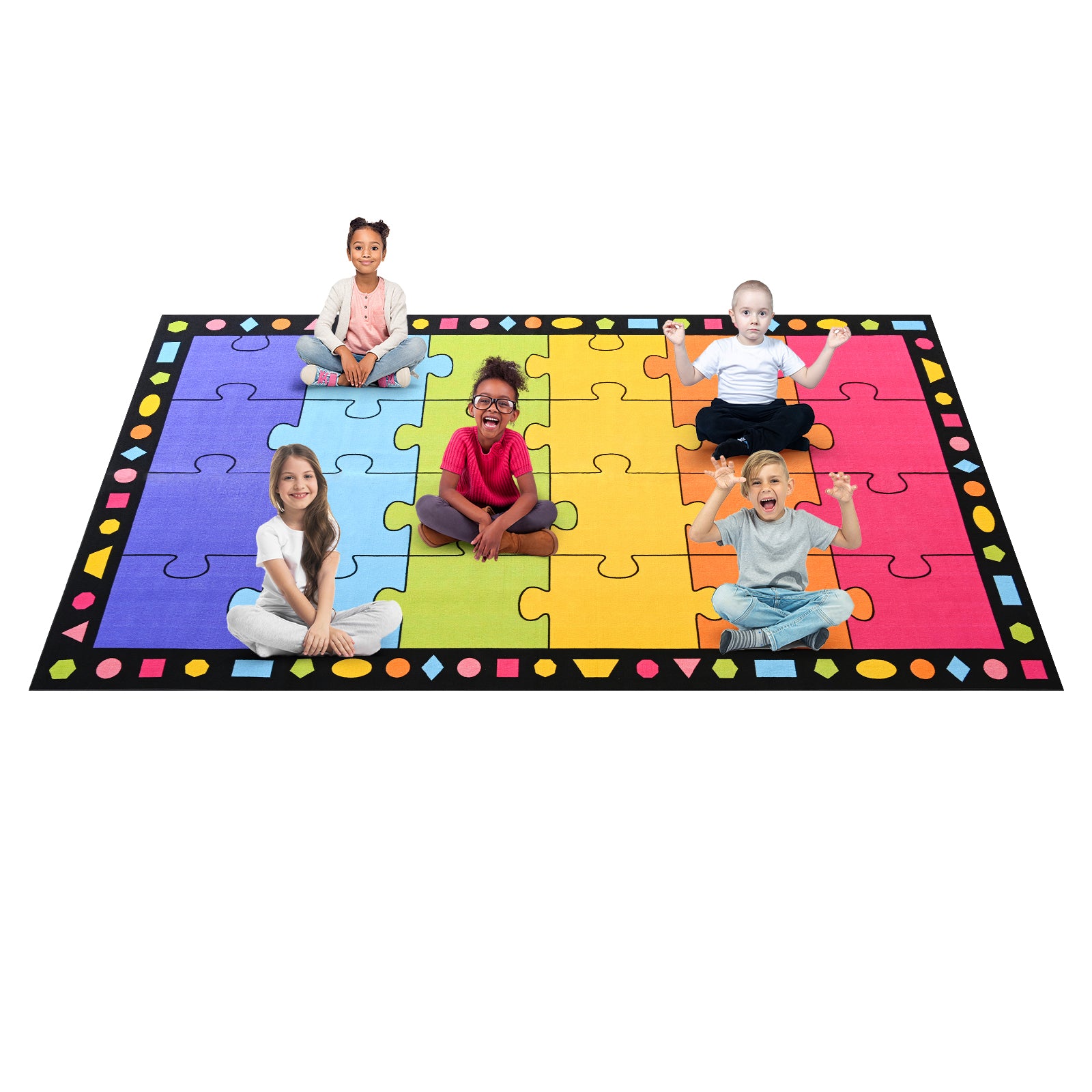 Boom Puzzle P009 Colorful Classroom Rug