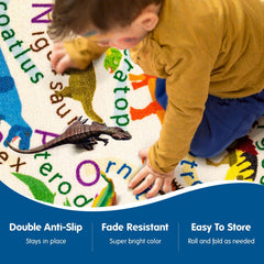 Kids Rug Dinosaur Rug Alphabet and Learning Carpet Area Rug Educational Rug for Playroom Classroom and Kids Room Nursery 39X59 Inches 03