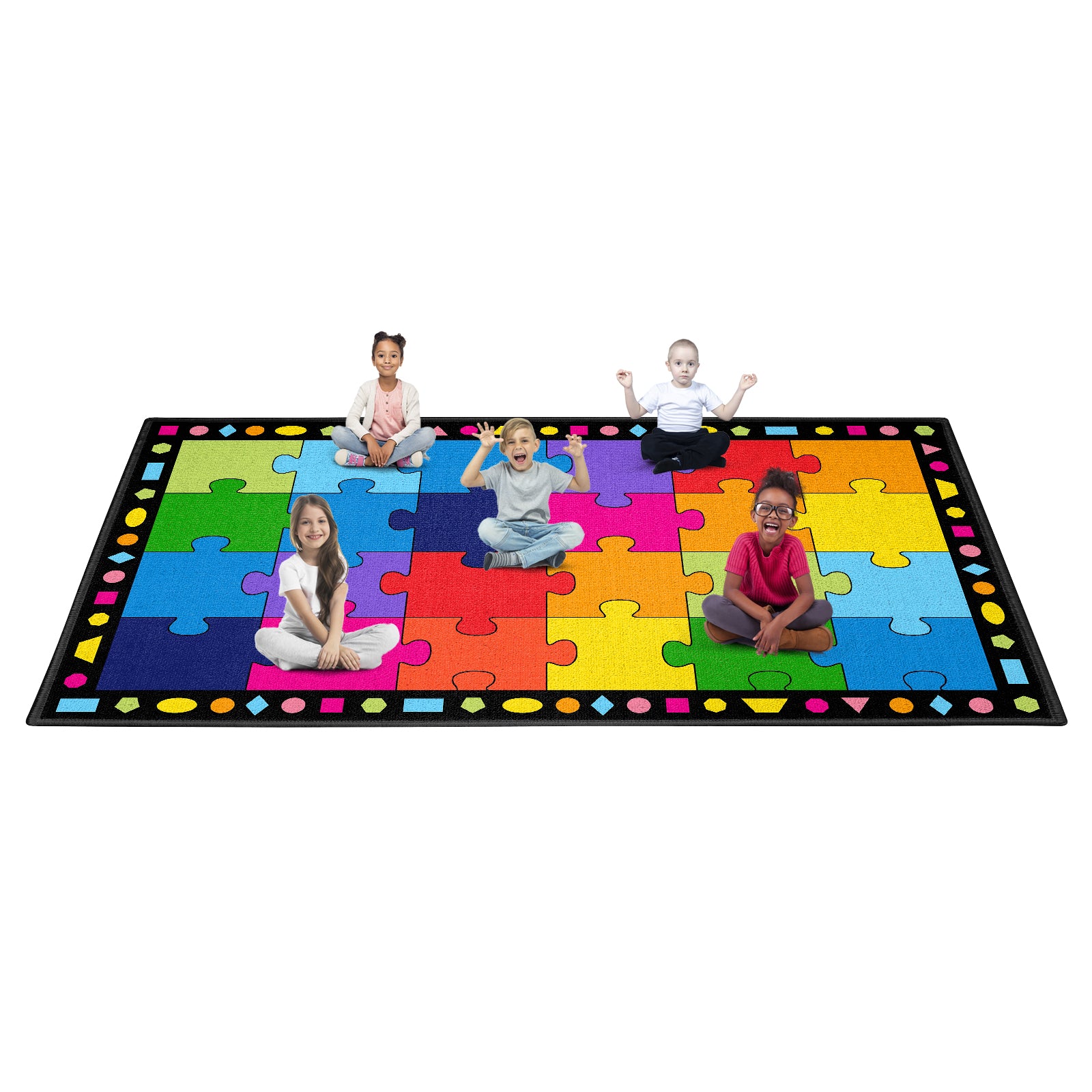 Boom Puzzle P010 Colorful Classroom Rug