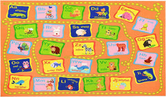 Kid ABC Rug 59x39 inches,Alphabet Rug Non Slip Colorful Kids Rug,abc Kids Carpet Children Educational Learn Fun Rug,abc Mat for Kids Babies Toddler Kids Area Rug for Nursery Daycare Playroom Classroom 01