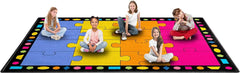 8'5"x6'5" Area Rug with Non-Slip Backing School Classroom Seating Carpet - BooooomJackson -Kids Rugs Carpet